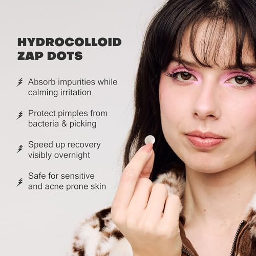 Voltage Labs Thin Hydrocolloid Pimple Patches For Face Invisible 40 Ct