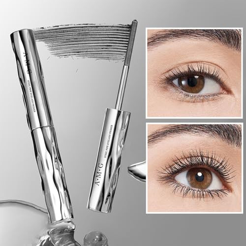 Iron Wand Mascara New Metal Curl Waterproof Mascara Tubular Eyelash Primer Waterproof Long Curling Brushless Mascaras For Natural And Non