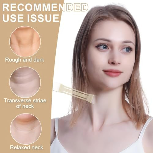 Fifillion Invisible Neck Lift Tape For Women Instant Neck Lifting Tape For Turkey Neck And Double Chin Waterproof Neck Tightening And