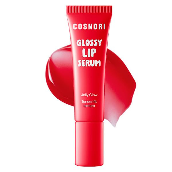 Cosnori Glossy Lip Serum 02 Raspberry Bliss Moisturizing Tinted Lip Serum Balm For Glowy Juicy Hydrated Lips 0.33Fl.Oz 10Ml