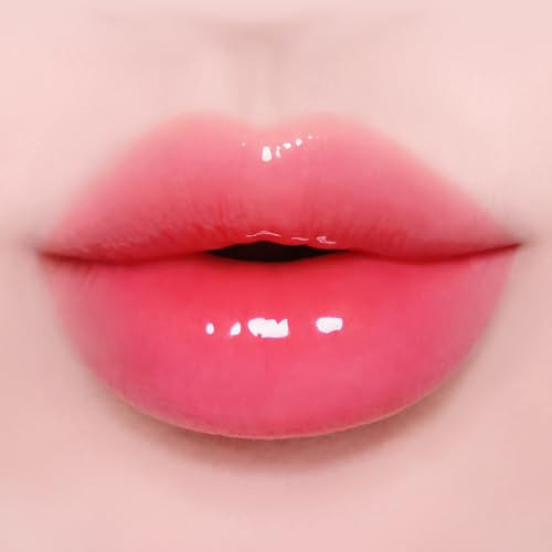 Cosnori Glossy Lip Serum 02 Raspberry Bliss Moisturizing Tinted Lip Serum Balm For Glowy Juicy Hydrated Lips 0.33Fl.Oz 10Ml