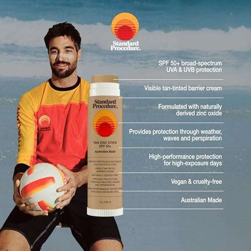 Standard Procedure Zinc Sunscreen Stick Zinc Based Spf 50 Plus Sunscreen Broad Spectrum Sunscreen Stick Provides Uva Uvb Protection