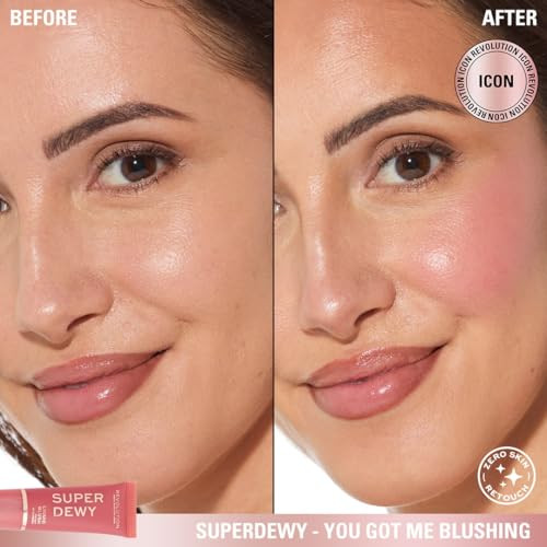 Revolution Superdewy Liquid Blush You Got Me Blushing