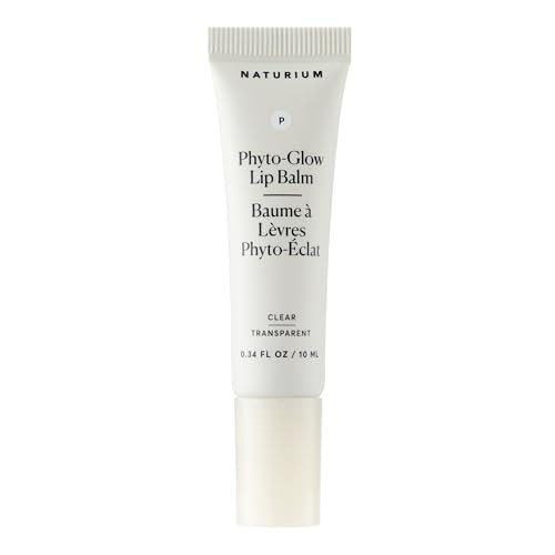 Naturium Phyto Glow Lip Balm Hydrating Lip Care With A Glossy Finish 0.34 Oz Clear