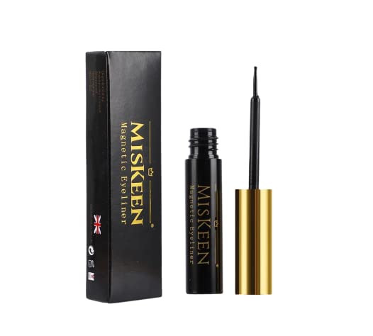 Miskeen Black Magnetic Eyeliner Works Perfectly With All Magnetic Eye Lashes Natural Look Water Proof Strong Hold Long Lasting Water Proof