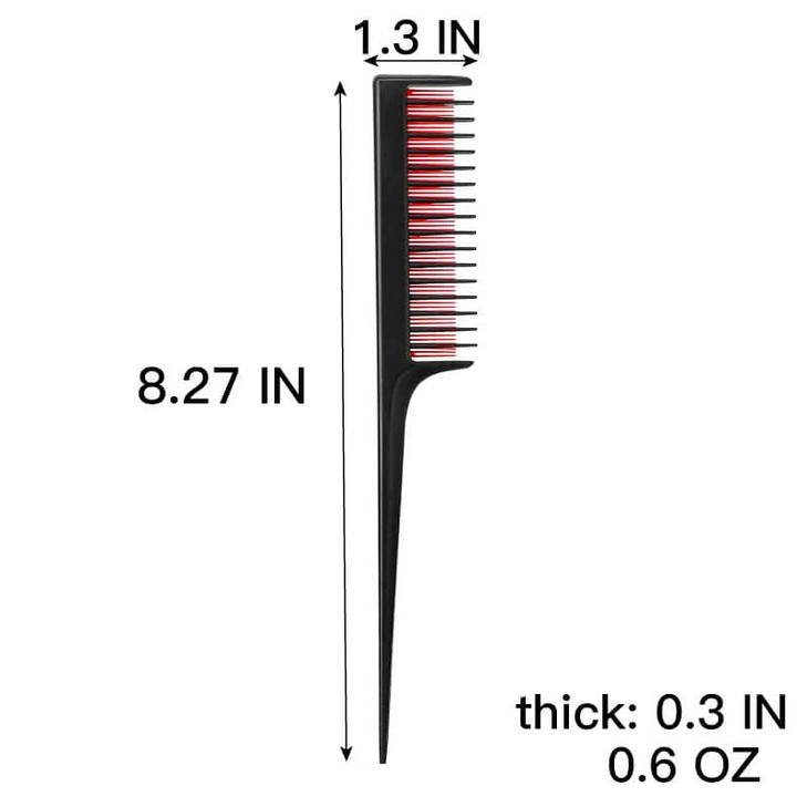 Lltgmv Triple Teasing Comb For Women Hair Combs For Fine Hair Styling Sectioning 8.27 In