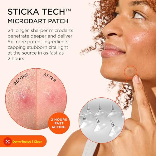 Zitsticka Killa Acne Extra Strength Microdart Pimple Patches For Face 4 Ct
