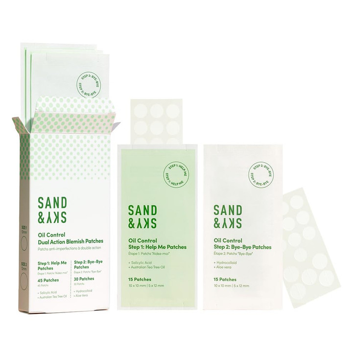 Sand And Sky Hydrocolloid Pimple Patches With Salicylic Acid 75 Patches