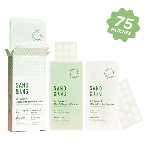 Sand And Sky Hydrocolloid Pimple Patches With Salicylic Acid 75 Patches