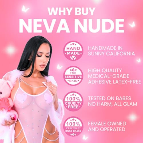 Neva Nude Large Butterfly Hair Clips For Women Thin Medium Thick Hair 2Pc Lovingly Handcrafted Comfortable Non Slip And Strong Hold Embrace