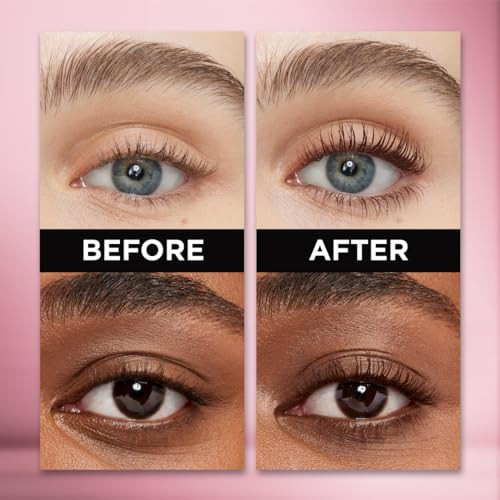 L Oreal Paris Makeup Voluminous Lash Paradise Mascara Voluptuous Volume Intense Length Feathery Soft Full Lashes No Flaking Smudging Or