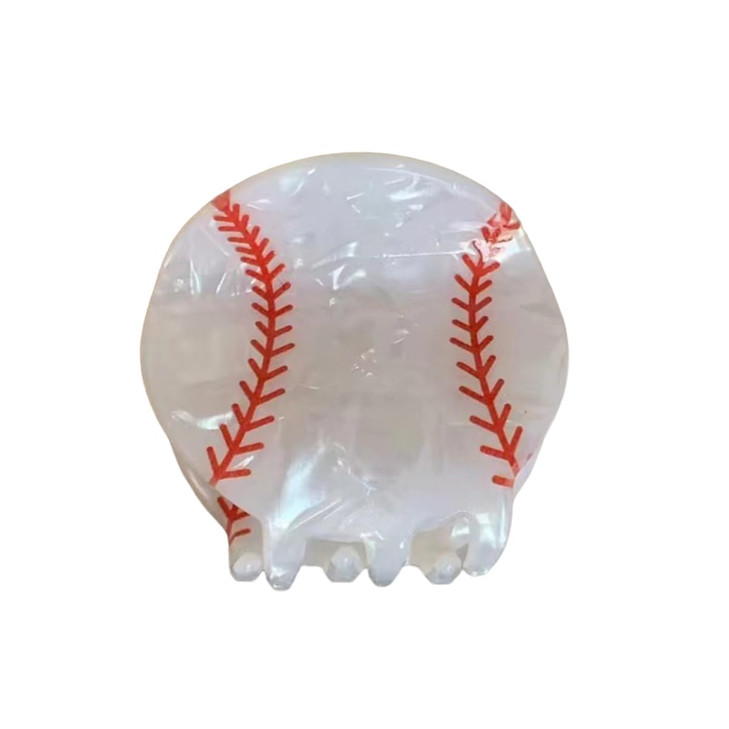 Funny Baseball Hair Clip Acetate Claw Clips Hair Clips For Women