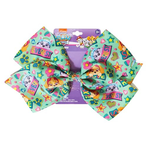 Luv Her Paw Patrol Single Hair Bow For Girls One Large Printed Hair Bow Featuring Your Favorite Paw Patrol Characters Alligator Clip Hair