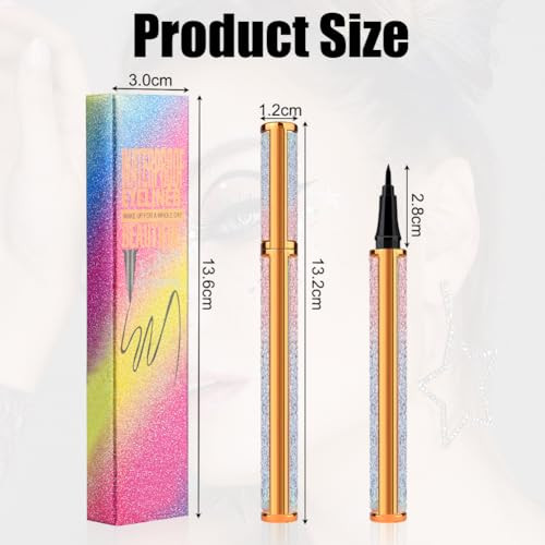 Aomig Waterproof Eyeliner Pencil Smudge Proof Liquid Eyeliner Pen Eye Liner Pencils With Felt Tip Smudge Resistant Eye Liners Long Lasting