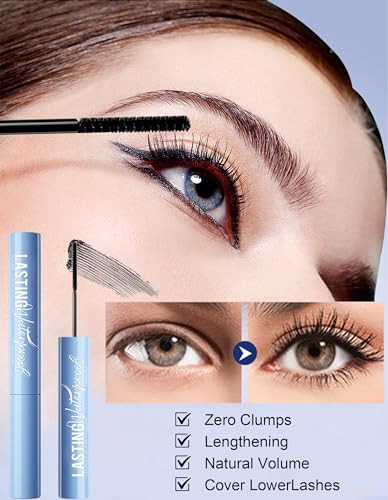 Black Mascara For Older Women 60 Plus Natural Curling Clump Free