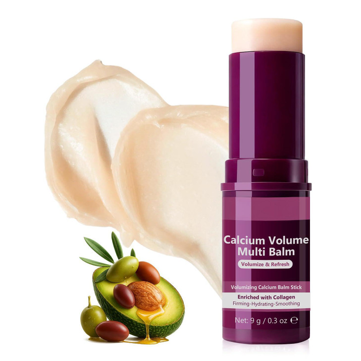 Feeliville Calcium Volume Multi Balm Anti Wrinkle Calcium Balm Anti Aging Sagging Wrinkles Hydrating Almond And Vitamin E For Lip Balm Eye