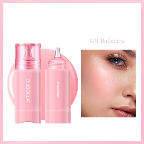 M Tysur Liquid Blush Multi Use Blush Tint For Cheeks And Eyes Ultra Pigmented Dewy And Blendable For A Natural Flush Long Lasting And