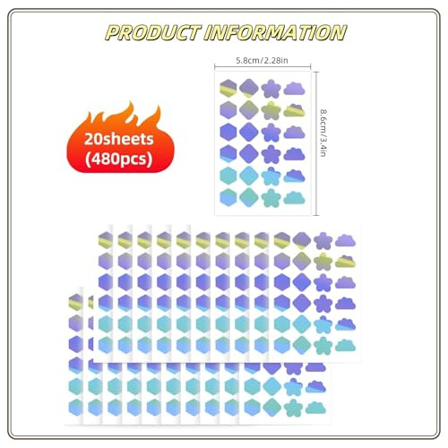 Tikiyoun Star Pimple Patches For Face Colorful Cartoon Star Acne Patches Pimple Patch With 480 Count 4 Cute Designs Tea Tree Oil Stars Cute
