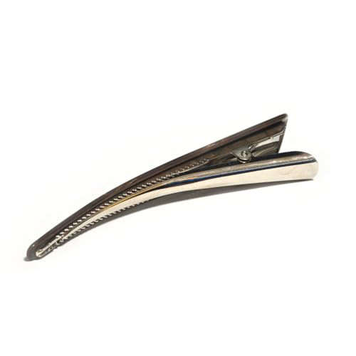 Sinarre Duckbill Clips Alligator Hair Clips Hair Grip Accessories Teeth Bows Non Slip Styling Hair Barrettes For Women Lady J01 Gray