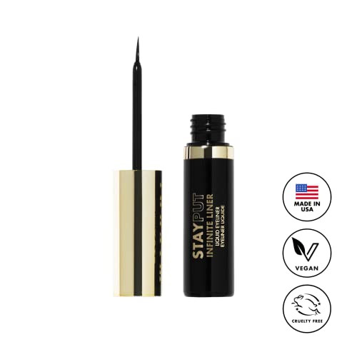 Milani Stay Put Infinite Liquid Eyeliner Waterproof 24Hr Wear Black