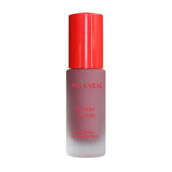 Alleven Instant Colour Lip And Cheek Tint Hydrating Blendable Formula With Bioactive Ingredients Long Lasting Luminous Finish Just Bitten