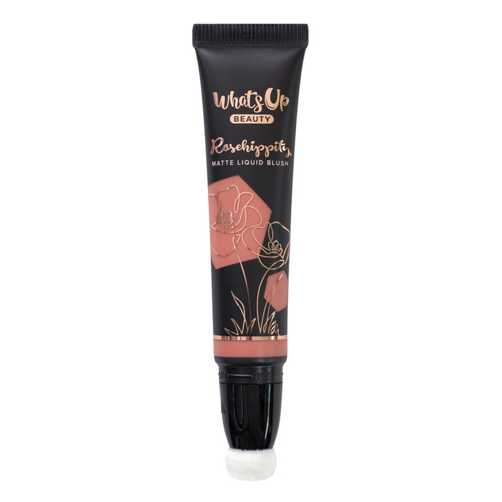 Whats Up Beauty Rosehippity Matte Liquid Blush Shade Heirloom Clean Cruelty Free Vegan Skin Loving Ingredients Cheek Makeup
