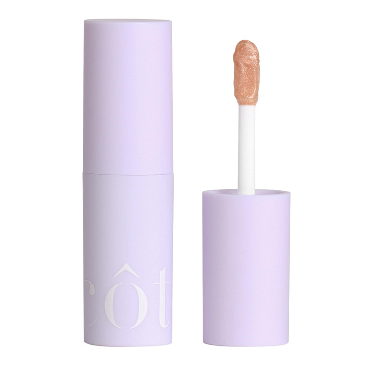 Cote Beauty S Euphoria Peptide Lip Shine Ultra Hydrating And Long Lasting Shimmery Sheer Nude Plumping Lip Gloss For Women With Hyaluronic