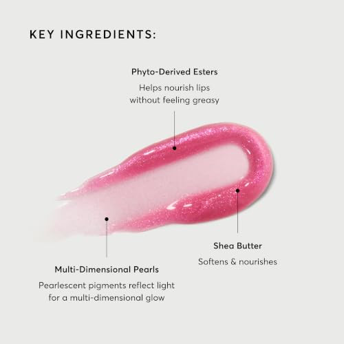 Naturium Phyto Glow Lip Balm Shimmer With Plant Squalane Hydrates Shea And Cupuaçu Butter 0.34 Fl Oz 10 Ml Eclipse