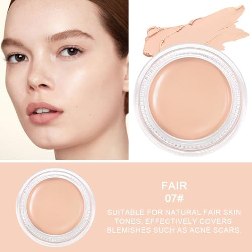 Kaely Cream Pot Concealer Full Coverage Makeup Set Under Eye Brightener Color Correcting Concealer For Dark Circles Waterproof Foundation