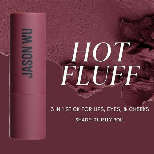Jason Wu Beauty Hot Fluff Modern Matte Lipstick 3 In 1 Lipstick Blush Shadow 3.8G 0.134Oz Jelly Roll 3.8G
