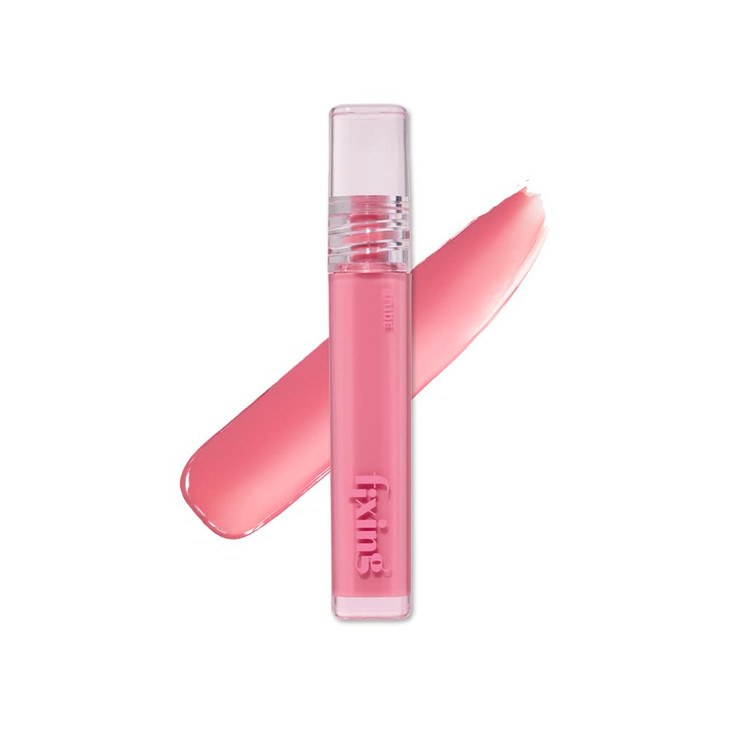 Etude Glow Fixing Tint 2 Mellow Pink Non Sticky Glossy Shine Lip Stain Fills Up With Comfortable Moisture Tinting For Dry Lips