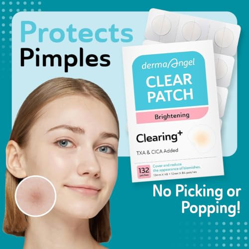 Derma Angel Dark Spot Patches Blemish Patches With Hydrocolloid Txa And Cica For Active Acne And Post Inflammatory Dark Spots Day And Night