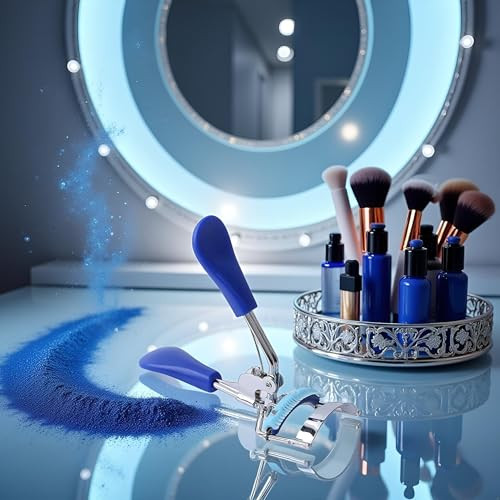 Labriciyon Blue Pulaboeyelash Curler Professional Lash Curler Makeup Curling Eyelash Curler With Comb Clip Women Beauty Tool Nice And