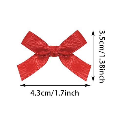 Pphtony Mini Hair Bow Clips 30Pcs Mixed Color Satin Hair Ribbon Bowknot Alligator Clips Barrettes For Women Girls Teens Braids Hair