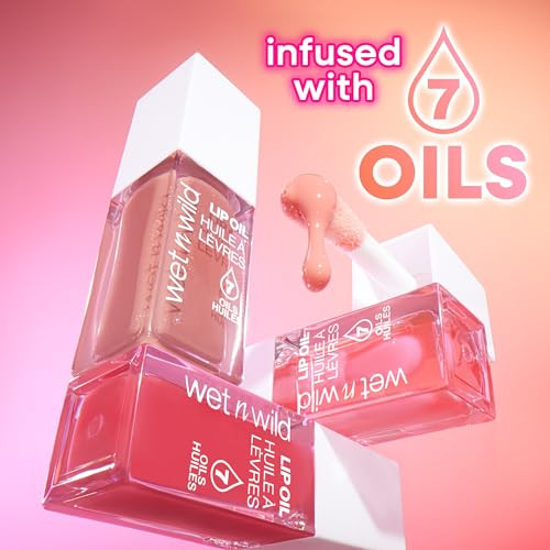 Wet N Wild Lip Oil Lightweight Non Sticky Hydrating And Nourishing Formula With 7 Conditioning Oils Vegan And Cruelty Free Cocoa Rose