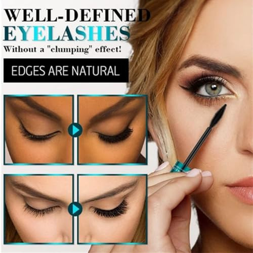4D Silk Fiber Mascara Black Volume And Length Mascara 5X Longer Thickening And No Clumping Long Lash And Waterproof