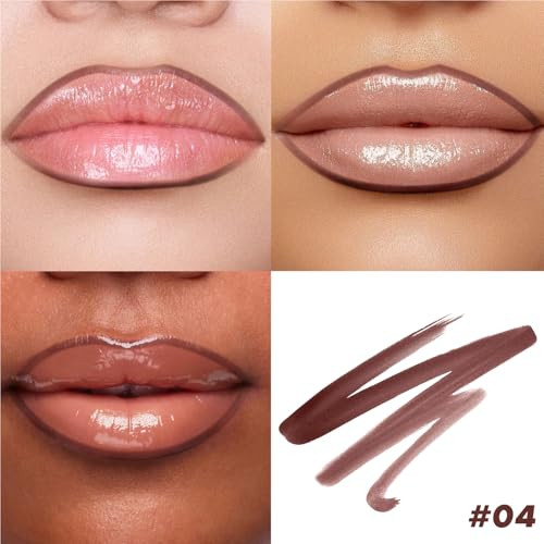 Lybhdafa Brown Peel Off Lip Liner Lip Stain Tattoo Matte Lip Tint 04