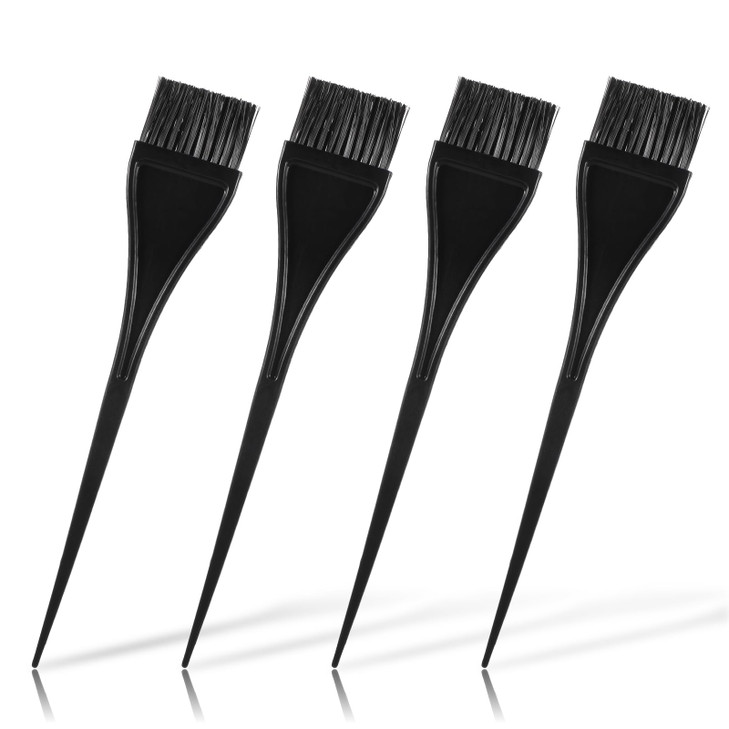 4 Pcs Hair Dye Brushes Applicator Precision Hairline And Root Application Hair Color Applicator Brush For Short Hairs Bangs And Detail Work
