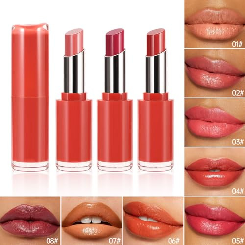 Hxssll Matte Creamy Lipstick For Women Long Lasting Waterproof Velvet Lipstick Lip Stick Crayon Buildable Blendable Creamy Color
