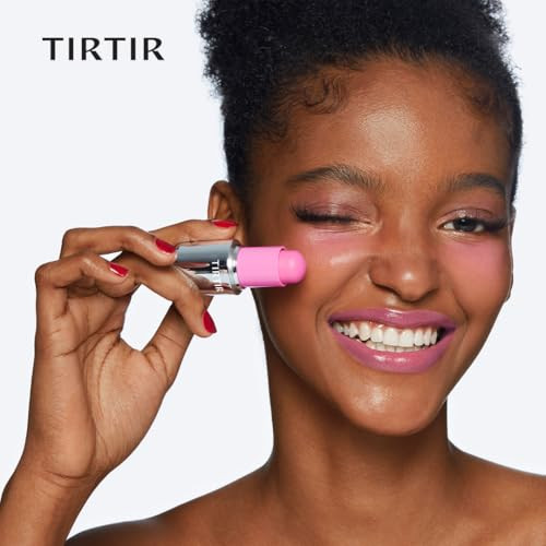 Tirtir Mood Glider Lip And Blush Stick Multi Use For Lip And Cheek With Creamy Buildable Texture And Natural Glow Color 02 Rose Drizzle