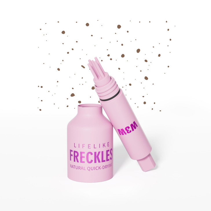 W3W Freckles Stamp Pen Waterproof Fake Freckles Makeup Quick Dry 5 Point Faux Freckle Pen For Natural Long Lasting Sunkissed Look 01 Light