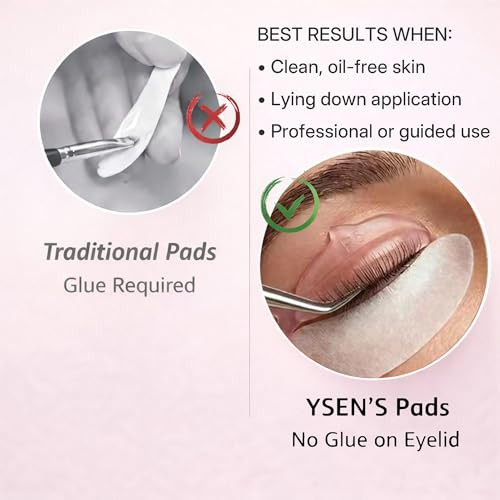 Ysen S Korean Lash Lift Pads Self Adhesive Reusable Silicone Lash Lift Shields Rods 10 Pcs 5 Pairs Professional Lash Lift Pads For Korean
