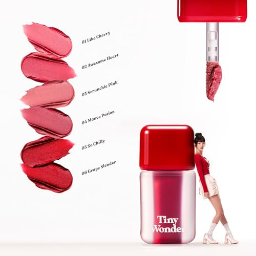 Tiny Wonder Hyper Blur Lip Tint Ultra Matte Hypoallergenic Cruelty Free Lightweight Travel Friendly Korean Lipstick With Antioxidant