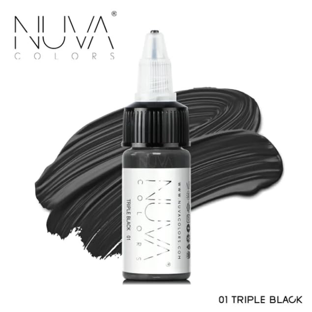 Nuva Colors Permanent Eyeliner Pigment Customizable Cool Undertone For Microblading Lash Line Winged Eyeliner Stardust Or Smokey Long