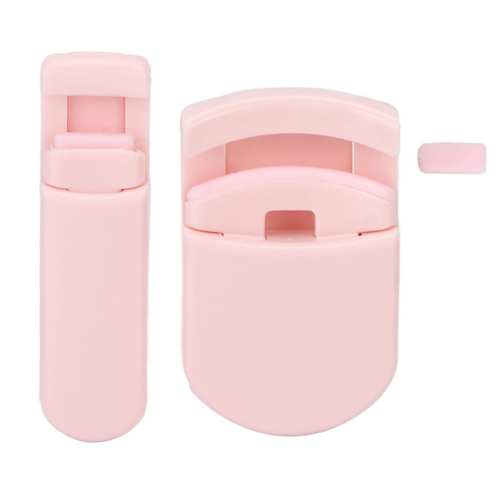 Cute Eyelash Curler Set 2Pcs Portable Wide Angle Long Lasting Curling Tool Mini Eyelash Curler Set