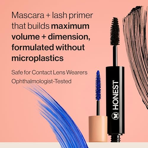 Honest Beauty 2 In 1 Extreme Volume Clean Mascara Black 0.27 Fl Oz