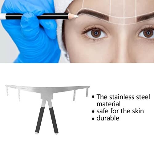 Eyebrow Ruler Eyebrow Measuring Tool 3 Point Positioning Eyebrow Mapping Brow Shaper Eyebrow Tools To Shape The Eyebrows Ruler Stainless