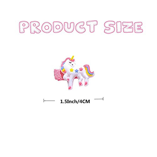 Hair Clips For Girls 10 Pcs Cute Animals Horses Hair Accessories Colourful Barrettes Hair Pins For Kids Baby Little Girls Children Birthday