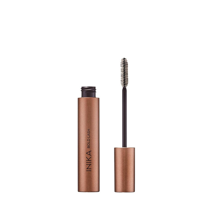 Inika Organic Bold Lash Mascara Vegan And Non Toxic Amplifies Lashes For Volume And Length With Conditioning Natural Ingredients And Pure