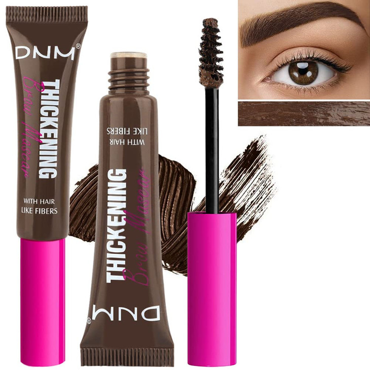 Tinted Eyebrow Gel Thickening Brow Mascara For Fuller Brows 2Pcs Espresso
